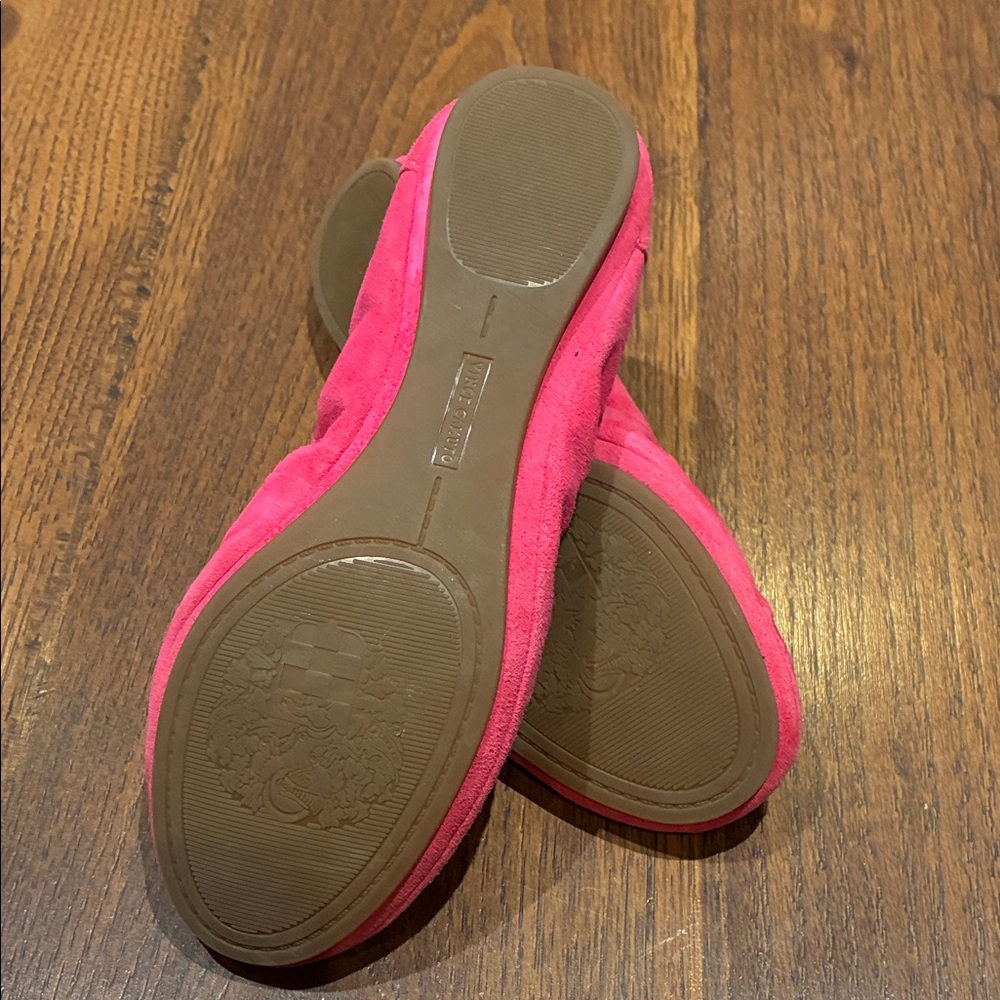 Vince Camuto Women's Pink Suede Flats - Picture 5 of 6